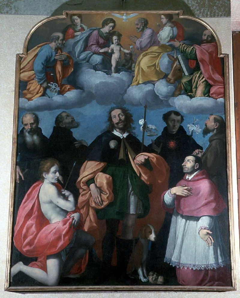 S. Rocco con S. Sebastiano e Santi
